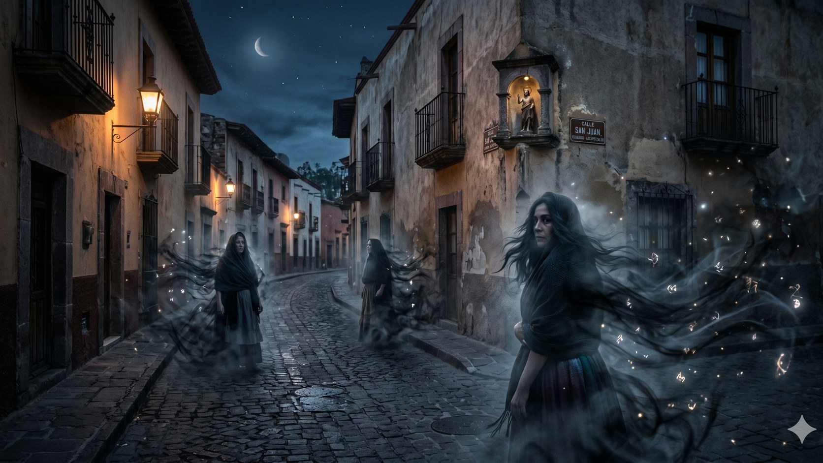 Editorial illustration for The Witches of San Juan Tlilhuaca in Azcapotzalco, Mexico City.