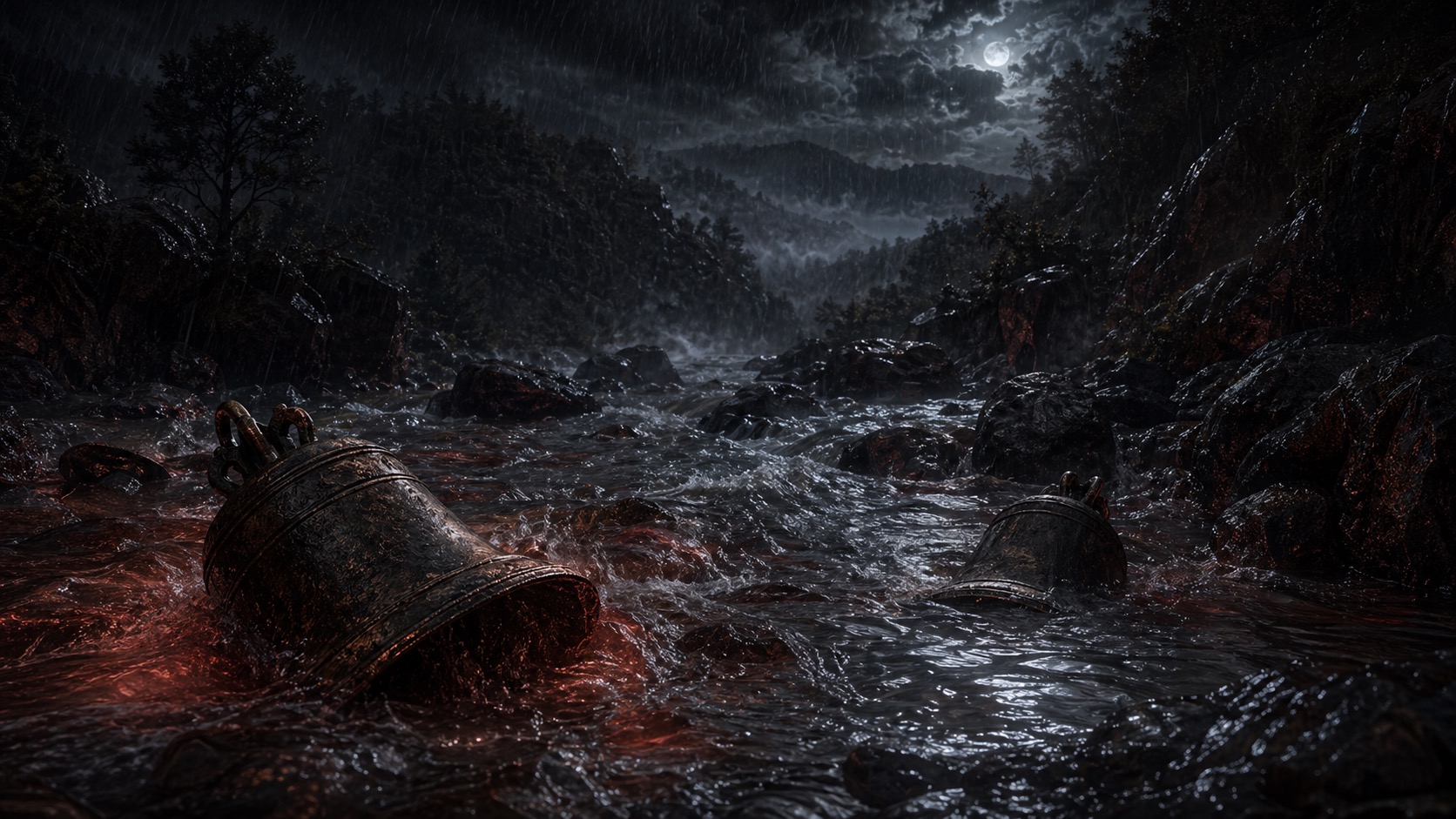 Editorial illustration for The Bells of Río Frío in Tlalmanalco, State of Mexico.