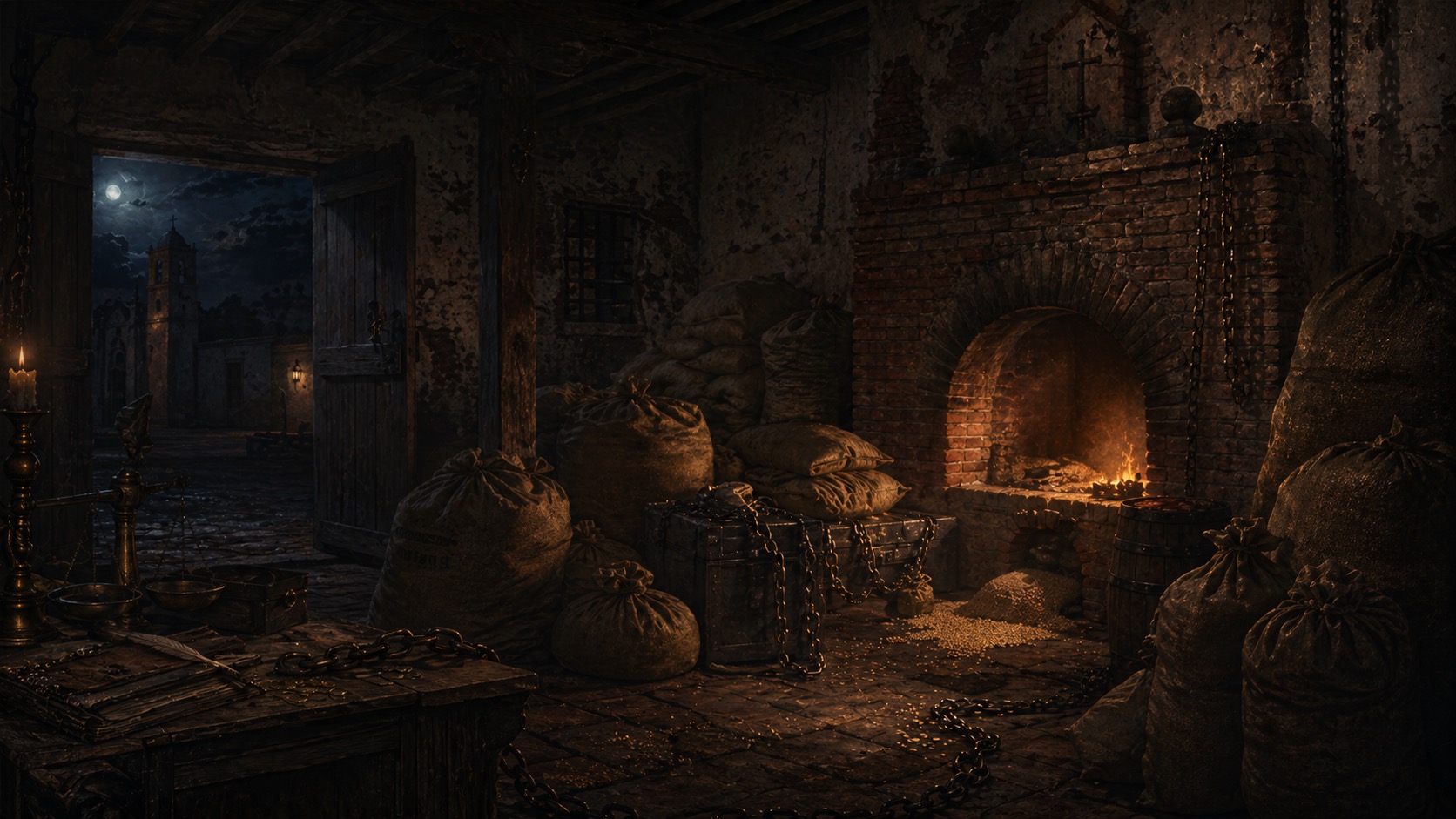 Editorial illustration for The Tithe Kiln in Ozumba, State of Mexico.