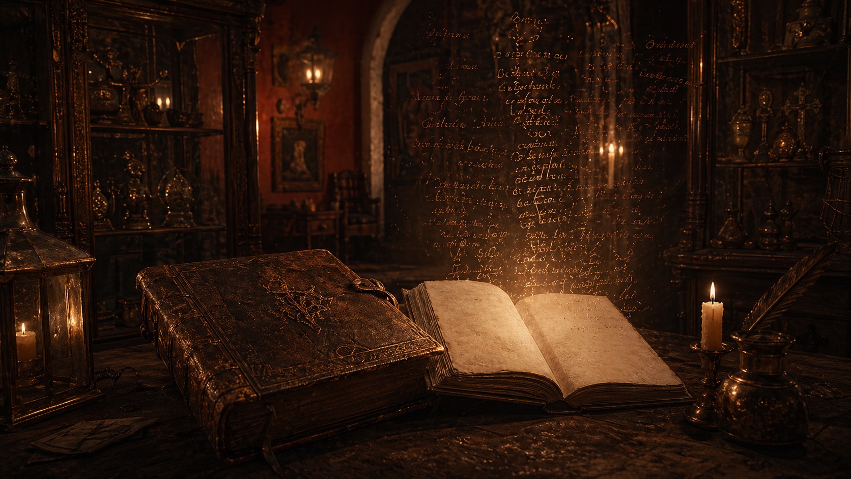 Editorial illustration for The Closed Book of Nepantla in Nepantla, State of Mexico.