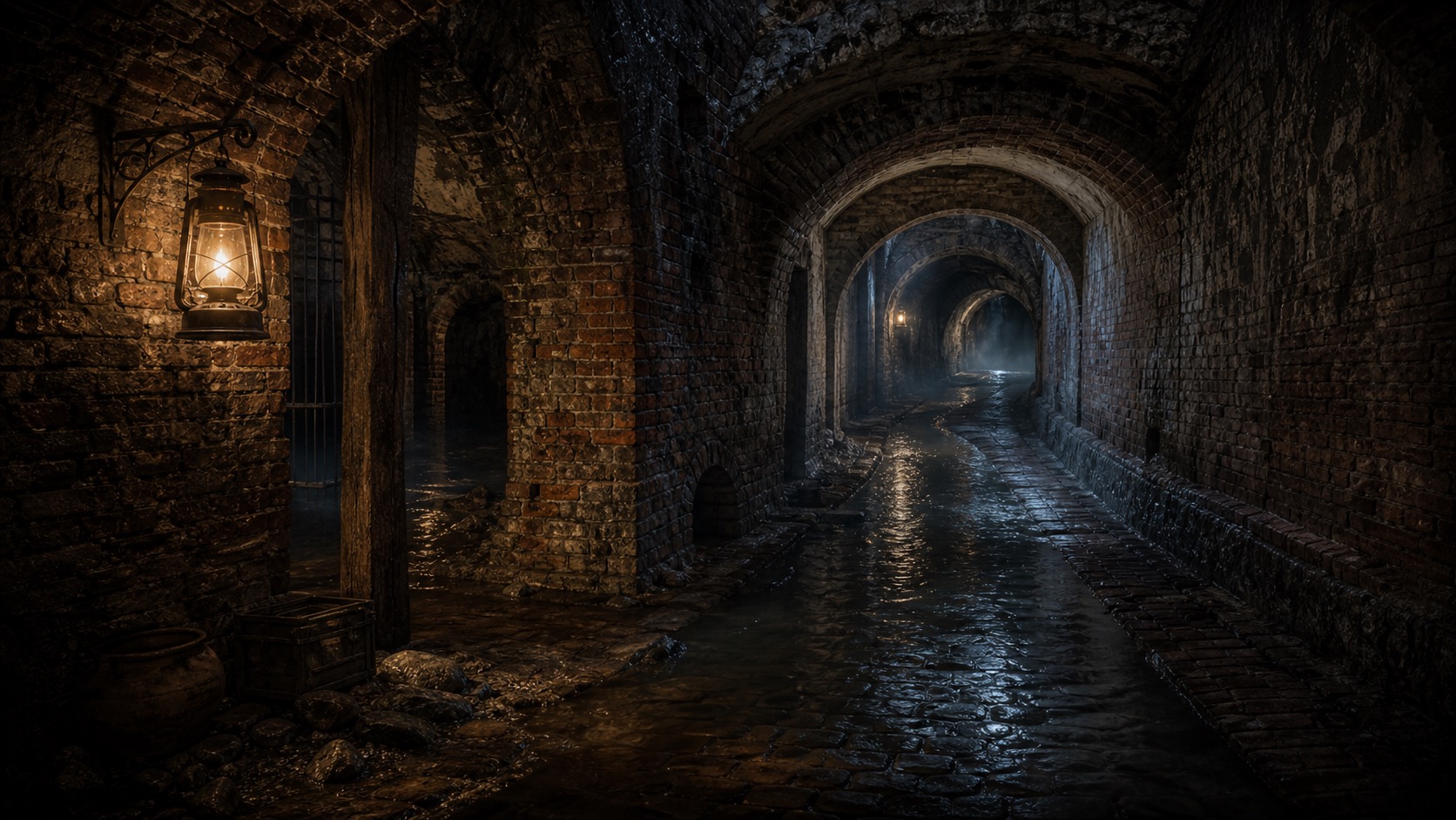 Editorial illustration for The Tunnels of Downtown Toluca in Toluca, State of Mexico.